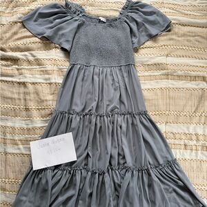 Ivy City Co Gray Casual Dress